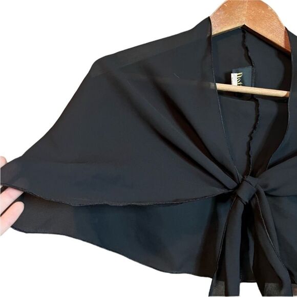 3 for $30! Dotti black sheer shawl - Picture 2 of 9